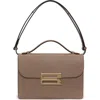 Victoria Beckham Dorian Grained Leather Shoulder Bag In Dove 2763