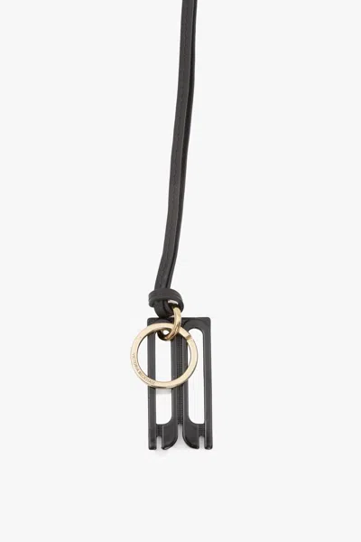 Victoria Beckham Dorian Keyring In Black