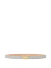 Victoria Beckham Dorian Leather Belt In Pattern