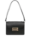 Victoria Beckham Shoulder Bag With Adjustable Strap And Gold-tone Hardware In Black