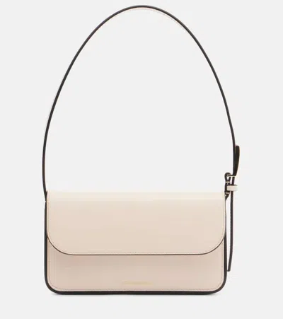 Victoria Beckham Dorian Mini Leather Shoulder Bag In Neutral