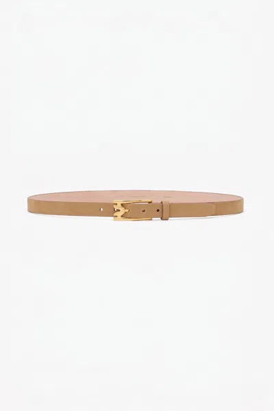 Victoria Beckham Dorian Pin Buckle Belt In Brown