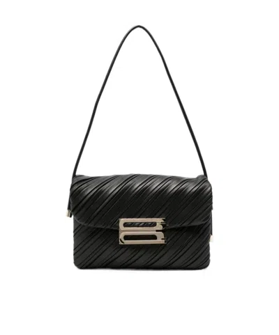 Victoria Beckham Dorian Quilted Shoulder Bag In Pink