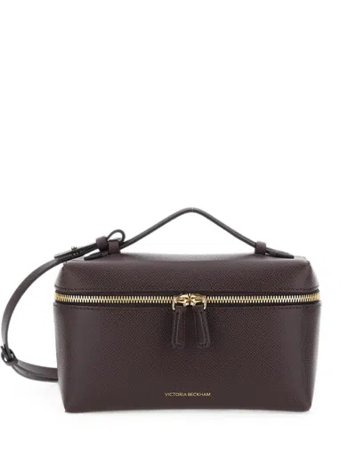 Victoria Beckham Dorian Vanity Cross Body Mini Bag In Brown