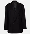 Victoria Beckham Double-breasted Blazer In Black