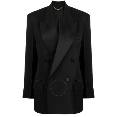 Victoria Beckham Double-breasted Blazer In Black