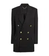 Victoria Beckham Peak-lapels Double-breasted Blazer In Black