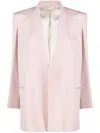 Victoria Beckham Double-breasted Blazer In Rosa
