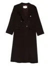 Victoria Beckham Double-breasted Button-up Coat