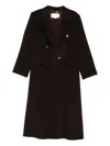 Victoria Beckham Double-breasted Button-up Coat