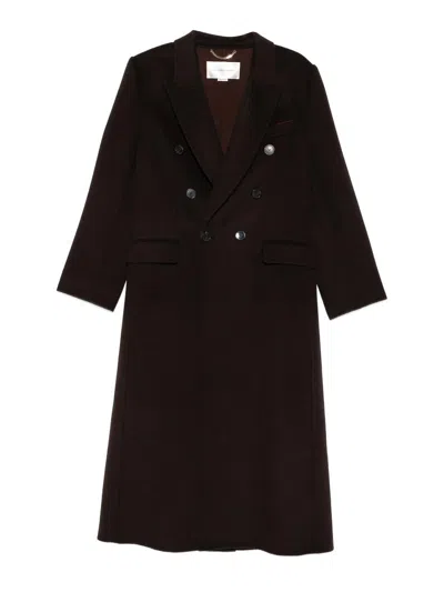 VICTORIA BECKHAM DOUBLE-BREASTED LONG COAT