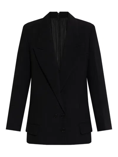 VICTORIA BECKHAM DOUBLE-BREASTED PEAK-LAPEL JACKET