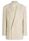 Victoria Beckham Double Breasted Woven Blazer