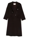 Victoria Beckham Double-breasted Button-up Coat