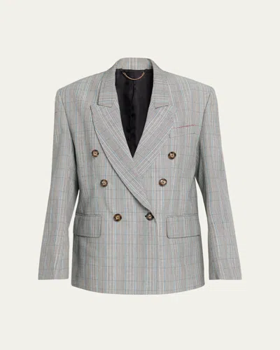 VICTORIA BECKHAM DOUBLE-BREASTED WOOL JACKET