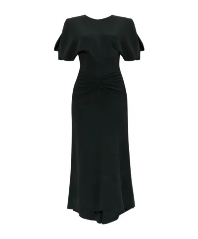 VICTORIA BECKHAM DRAPE DETAIL DRESS