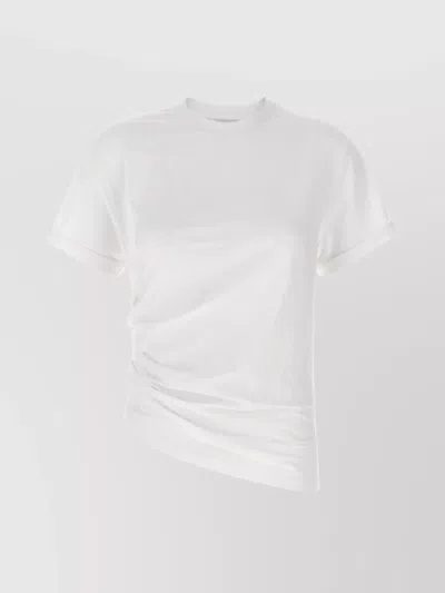 Victoria Beckham Draped Crew Neck T-shirt