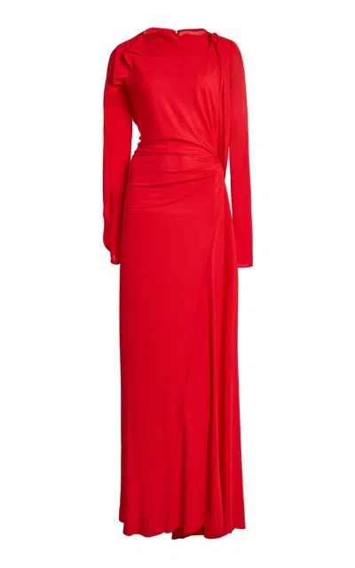 VICTORIA BECKHAM DRAPED JERSEY GOWN