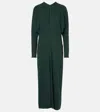 VICTORIA BECKHAM DRAPED MIDI DRESS