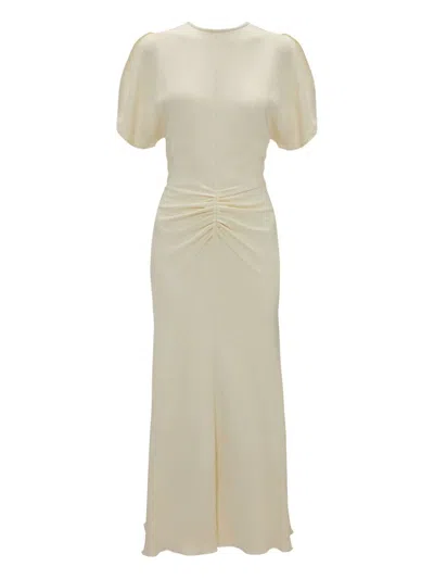 VICTORIA BECKHAM VICTORIA BECKHAM DRAPED MIDI DRESS