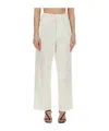 Victoria Beckham Wide Leg Pants In White