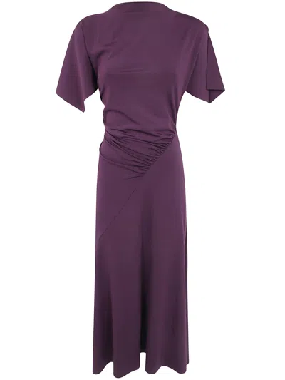 Victoria Beckham Dress Cap Sleeve "1326jdr007350a" In Multi