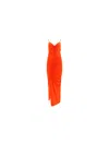 Victoria Beckham Sling Dress In Coral
