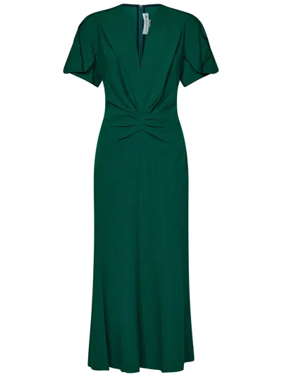 Victoria Beckham Dress In Verde