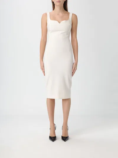 Victoria Beckham Dress Victoria  Woman Color Ivory In White