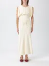 Victoria Beckham Dress Victoria  Woman Color White In Multi