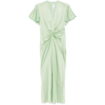 Victoria Beckham Dresses In Green