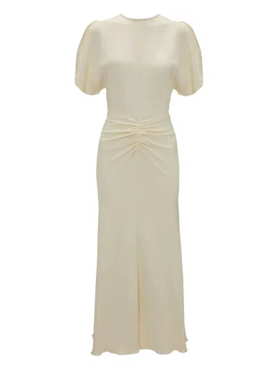 Victoria Beckham Dresses In Neutral