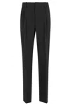 Victoria Beckham Drop-waist Straight Leg Trousers In Black