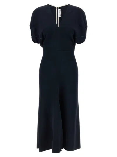 VICTORIA BECKHAM EDITH DRESSES BLUE