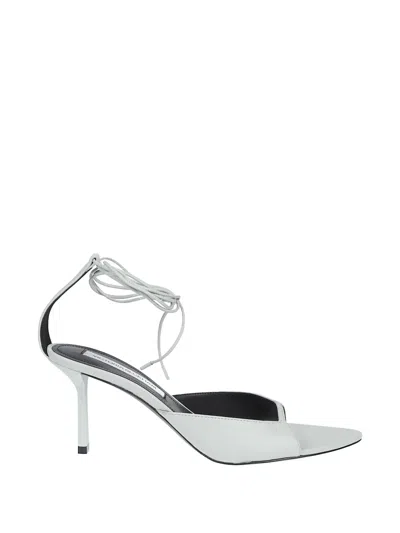 Victoria Beckham 75mm Eliza Stuiletto Sandal In White