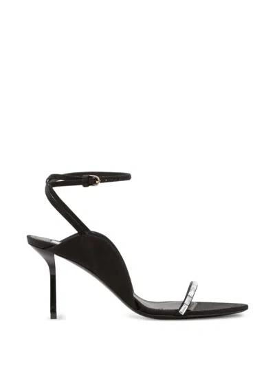 Victoria Beckham Embellished Stiletto Sandals In Black