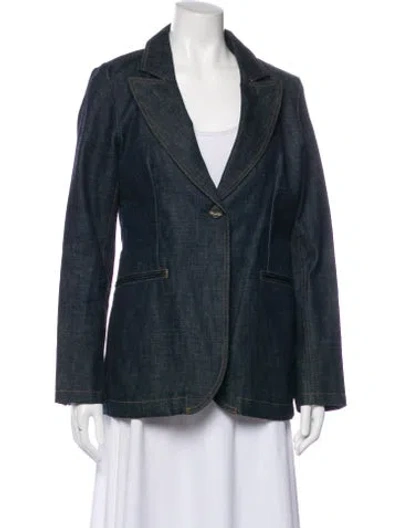 Pre-owned Victoria Beckham Evening Jacket In Blue