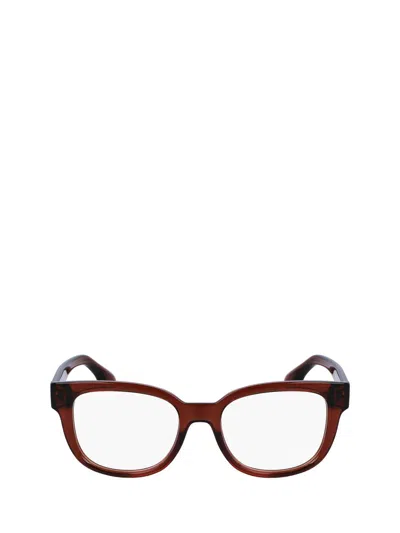 Victoria Beckham Eyeglasses In Brown