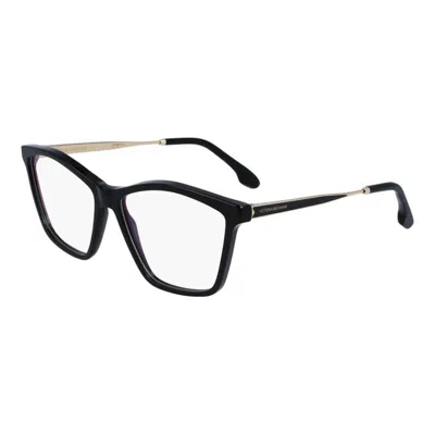 Victoria Beckham Eyeglasses Butterfly Full Rim, Black Frame And Clear Demo Lens Lens Vb2656001