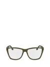 Victoria Beckham Wayfarer-frame Glasses In Green