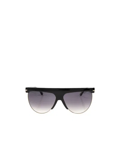 Victoria Beckham Eyewear Oval Frame Sunglasses In Pattern