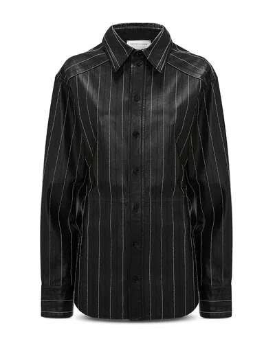 VICTORIA BECKHAM LEATHER SHIRT