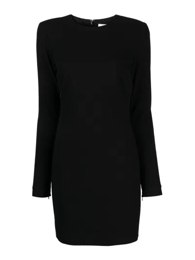 Victoria Beckham Fitted Mini Dress In Black