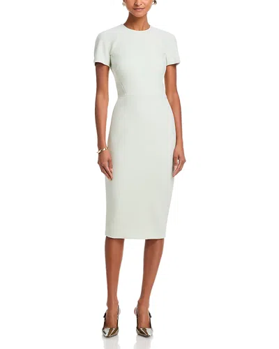 Victoria Beckham Fitted T Shirt Dress In White