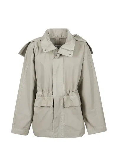 Victoria Beckham Flap-pockets Jacket In Green