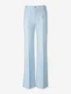 Victoria Beckham Alina Mid-rise Wide-leg Jeans In Blue