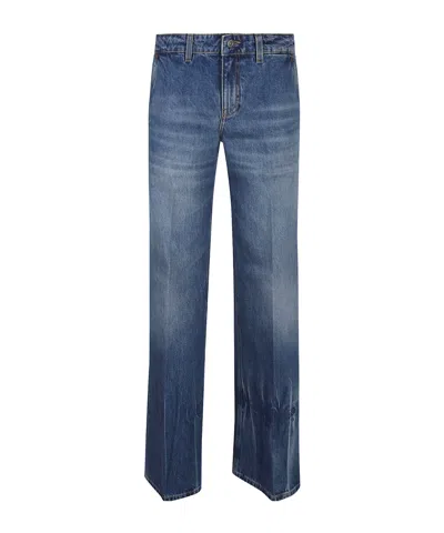 Victoria Beckham Flared Jeans In Blue
