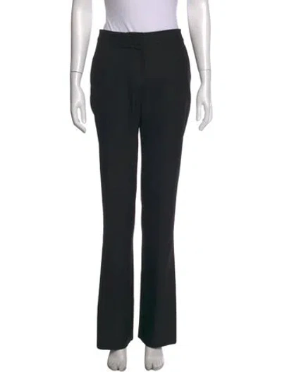 Pre-owned Victoria Beckham Flared Pants In Black