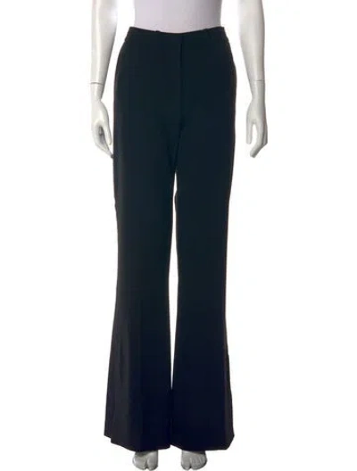 Pre-owned Victoria Beckham Flared Pants In Black