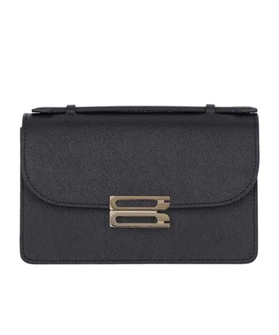 Victoria Beckham Flip Shoulder Bag In Black